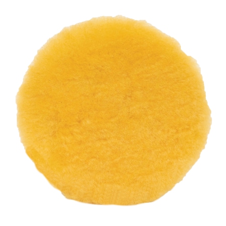 Mirka Lambs Wool Pad 6 Yellow, PK2 MPADLWY-6